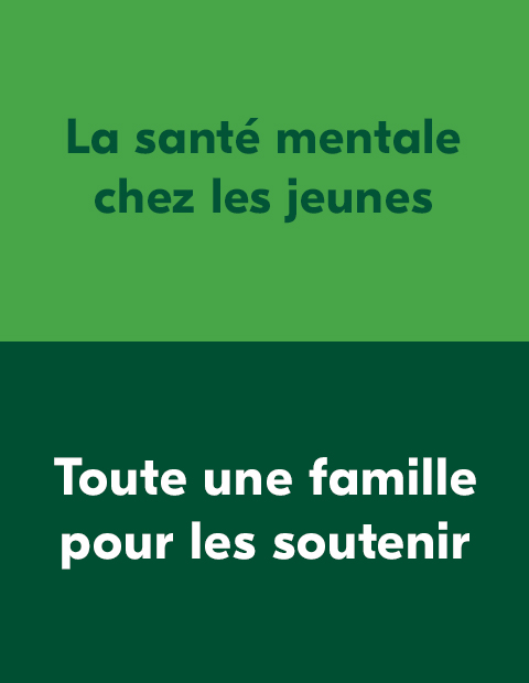 Lecture de texte 'Santé mentale des jeunes' d'une famille de soutien.